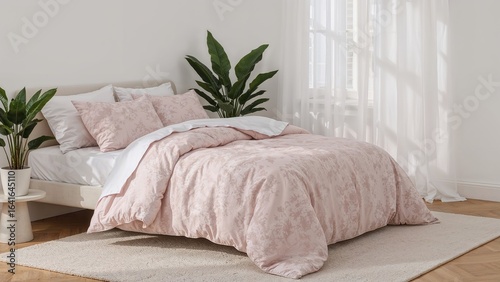 Soft pastel linens on a chi...