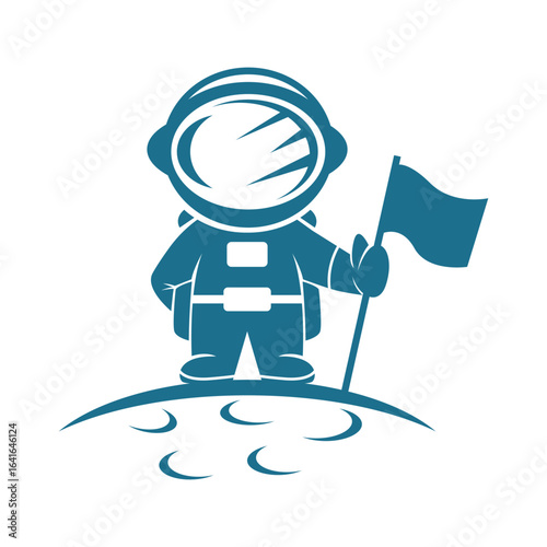 Astronaut logo icon design