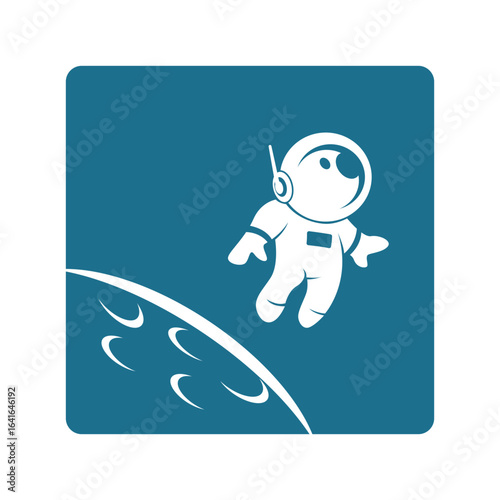 Astronaut logo icon design