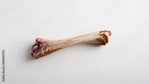 Isolated roasted lamb leg b...