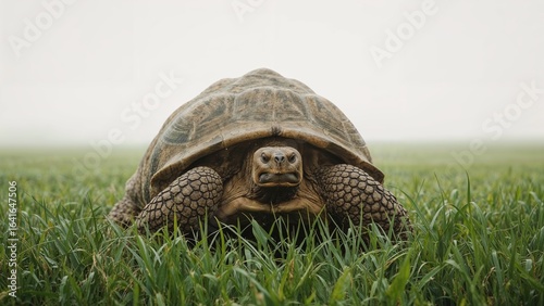 Close-up of a massive turtl...