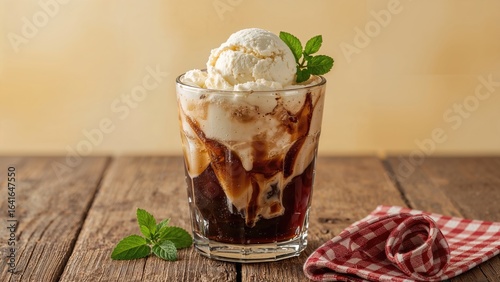 Root beer float: a timeless...