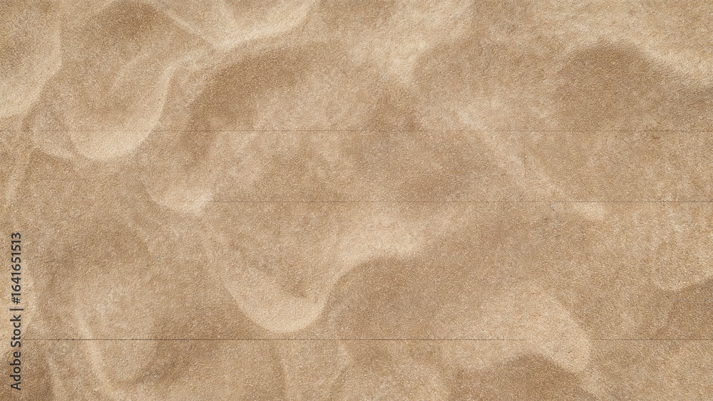 Naklejka premium Wooden planks covered with sand. Warm weather scene with space for text. Overhead shot