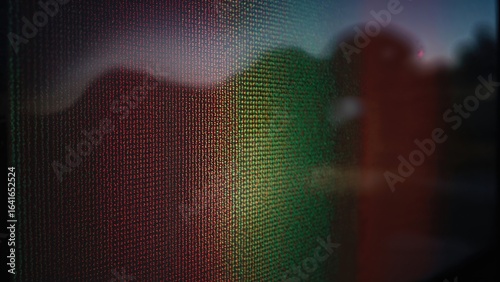 Macro photography of a scre...