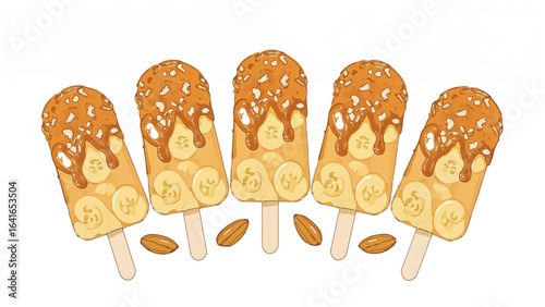Chilled banana and peanut b...