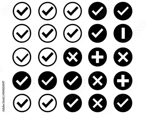Selection confirmation and rejection pattern design offering an easy choice