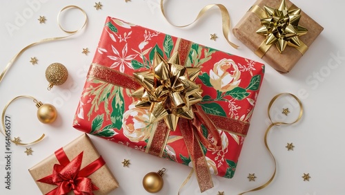 Holiday-themed gift set arr...
