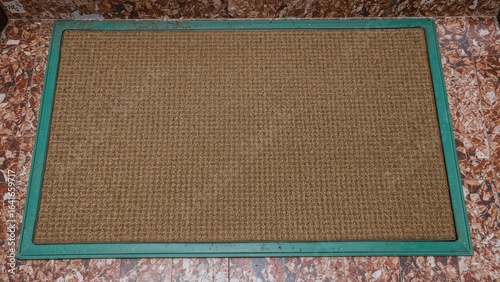 Grimy plastic doormat for w...
