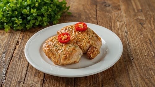 Chicken quarter pieces deco...