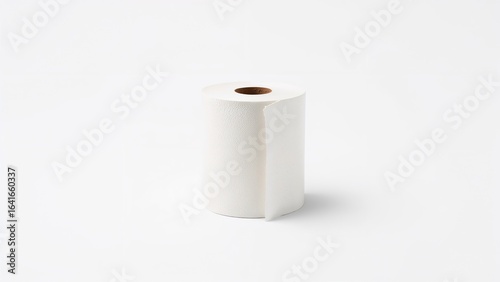 Toilet paper roll in paper ...