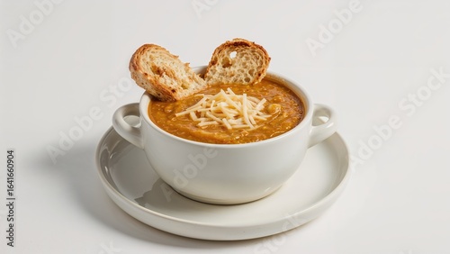 Soup made from onions on a ...