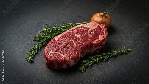 Unprepared Tomahawk Steak D...