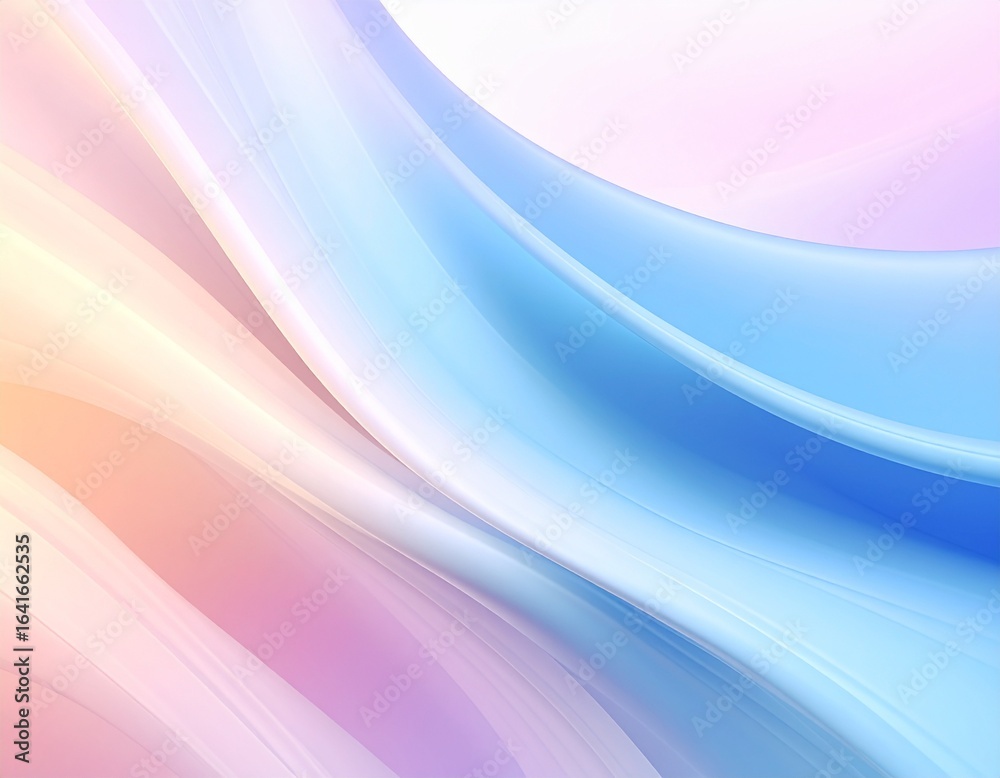 Obraz premium Soft Pastel Gradient with Smooth Transitions