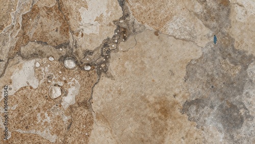 Natural rock made up of wollastonite