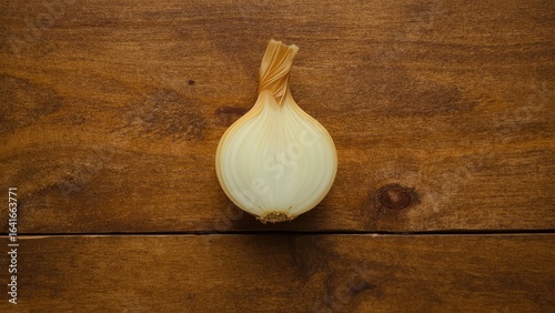 Close-up of a bulb onion wi...
