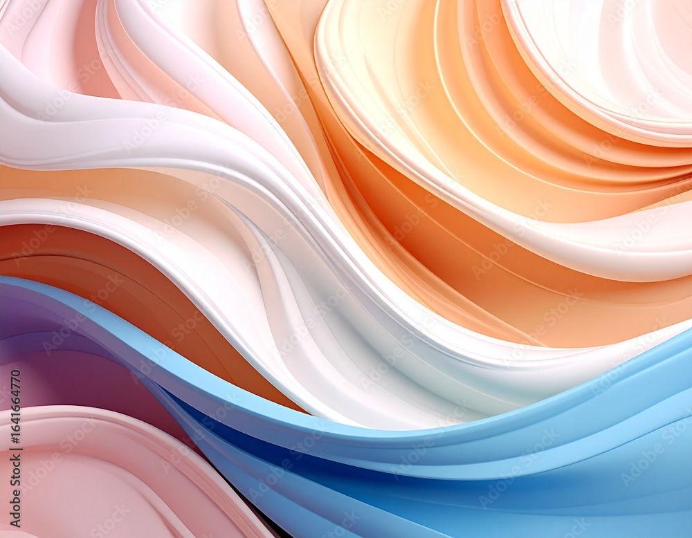 Obraz premium Swirling Abstract Liquid Texture