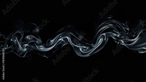 Dynamic glowing mist twists...