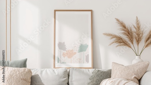 Mockup displaying a Scandin...