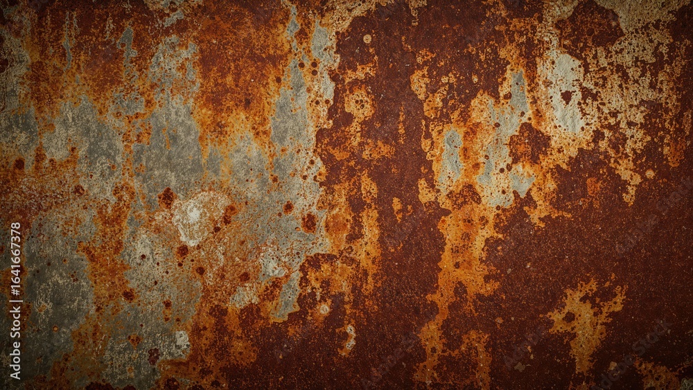 Texture of weathered metallic surface Texture of weathered metallic surface