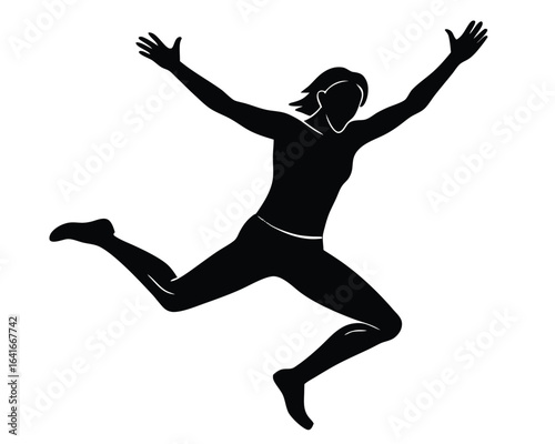 Jumping Silhouette