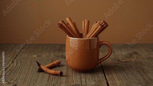 Cup filled with fragrant ci...