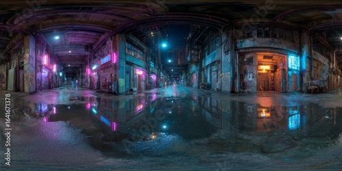 HDRI night in the city