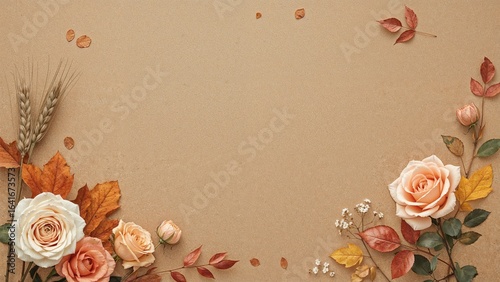 Blank autumn celebration ca...