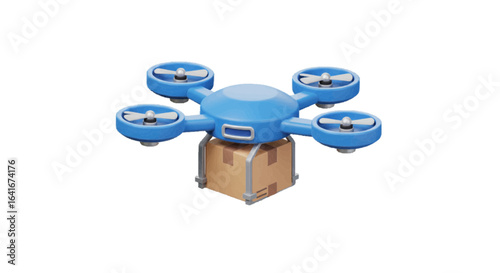 3d render of a drone