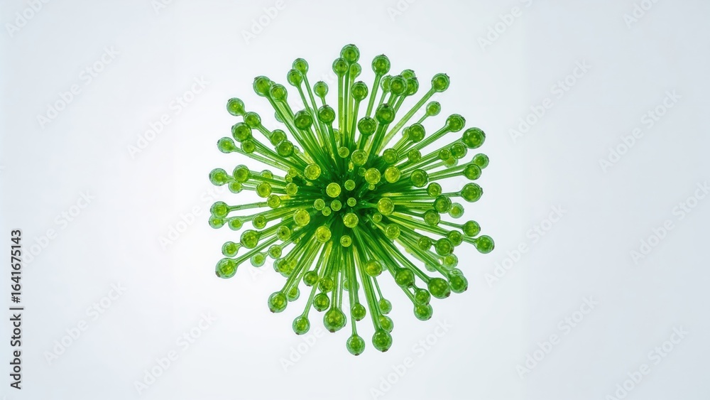 Fototapeta premium Cultivated plant callus with chlorophyll produced in vitro