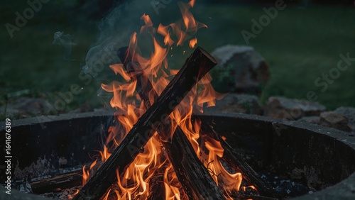 Close-up of smoke drifting ...