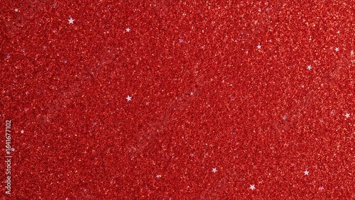 Shiny red paper with glitte...