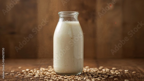 Organic vegan oat beverage ...