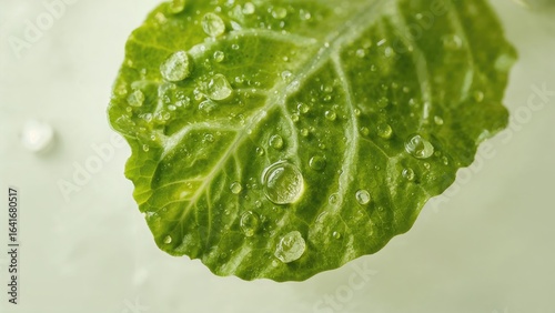 Top View of Lettuce Showing...