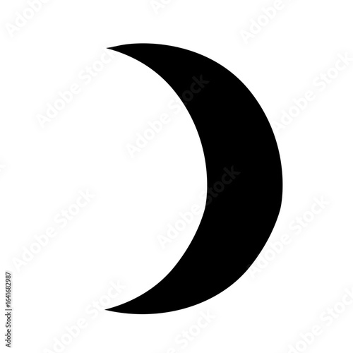 Moon phases icon astronomy