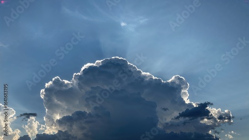 Large, towering cloud masses