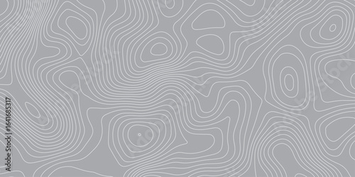 Abstract seamless topographic map pattern in light gray tones, contour lines creating organic shapes and elevation curves, minimal modern background for design, wallpaper, and texture projects.
