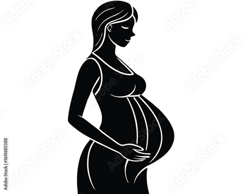 Pregnant Woman Silhouette