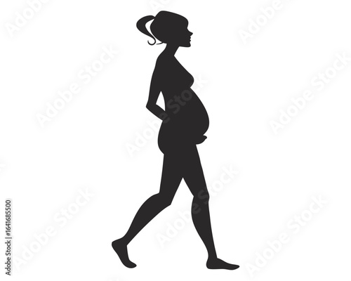 Pregnant Woman Silhouette