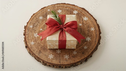 Close-Up of a Wrapped Prese...