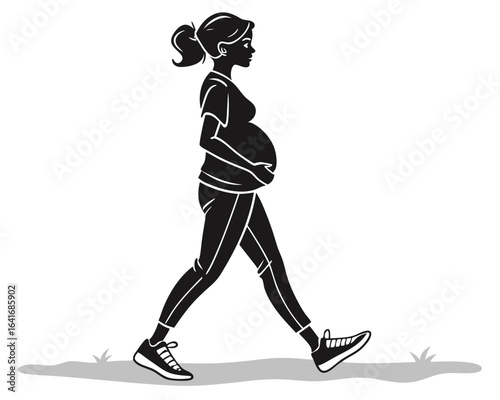 Pregnant Woman Silhouette