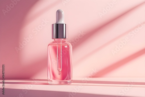 Dropper Bottle with Cosmetic Face Serum