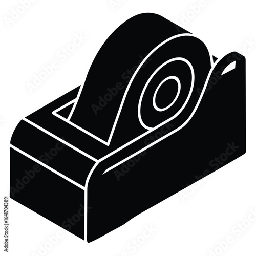 Florist element isolated florist tape dispenser on white background