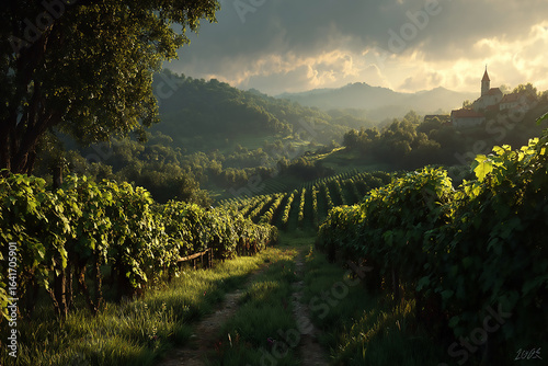 A breathtaking landscape of nature's beauty, capturing the serene and expansive views of the wilderness.