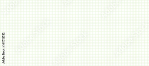 Simple green plaid background vector illustration.	
