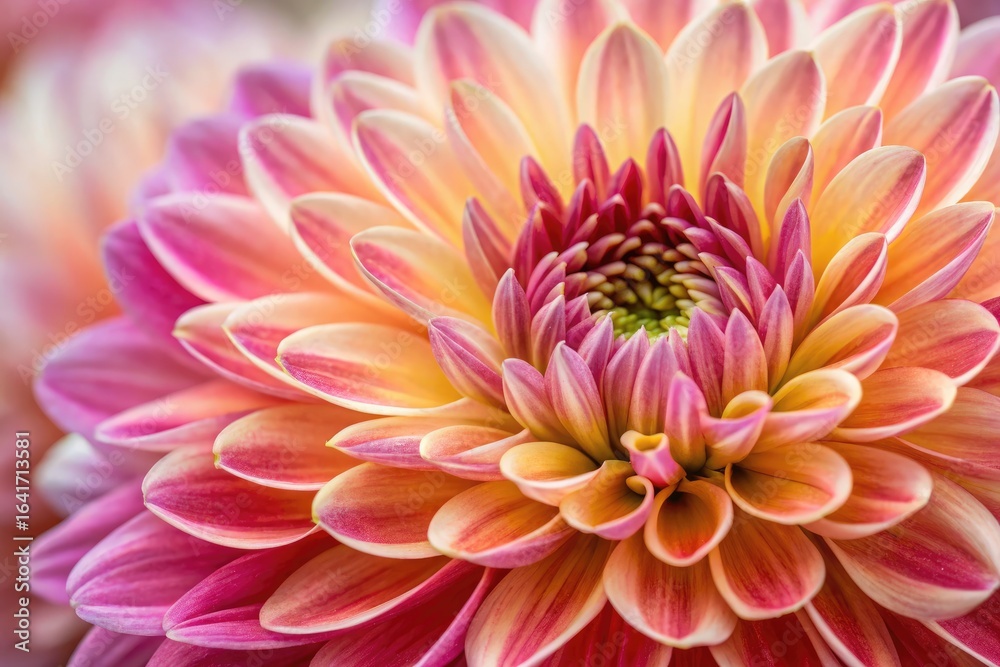 Bright and Vibrant Dahlia Flower in Bloom During Spring Season Bright and Vibrant Dahlia Flower in Bloom During Spring Season