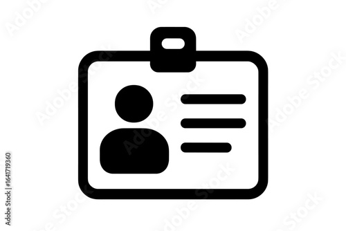 Customer support chat messenger icon, virtual assistant ID badge, chatbot in modern flat style, online consultation support symbol, tech service bot vector graphic for business communications