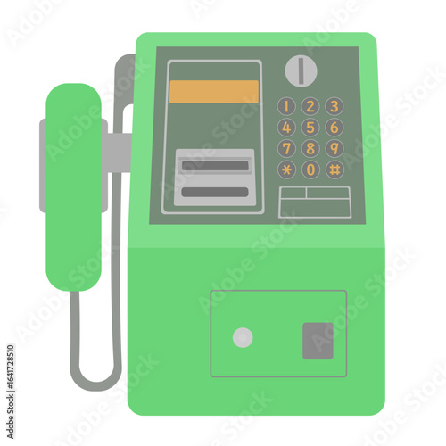公衆電話のイラスト