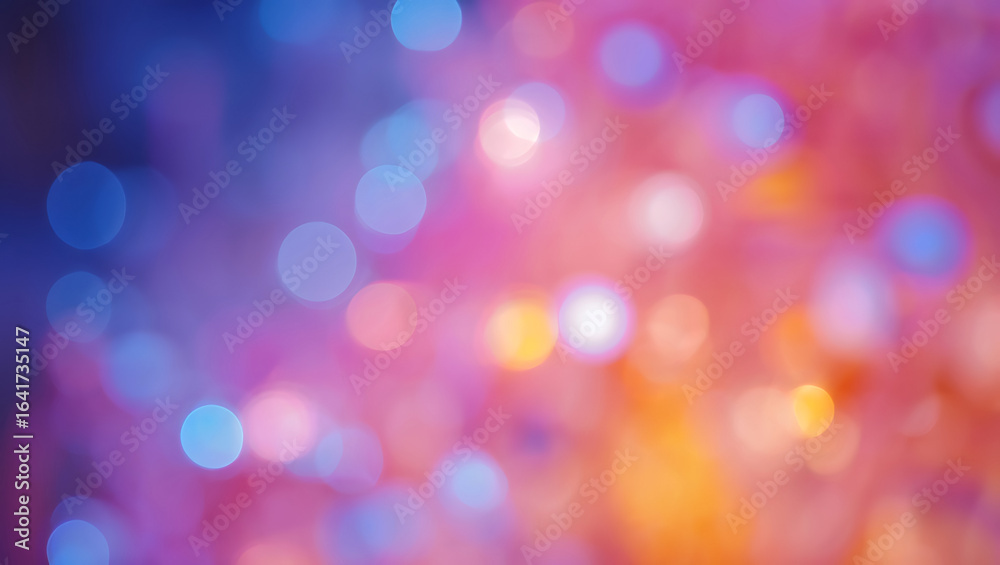Fototapeta premium Abstract background with colorful bokeh lights perfect for festive occasions and creative design projects offering a soft and dreamy visual texture