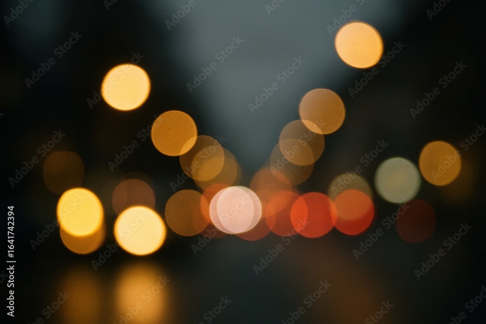 Fototapeta premium A Blurred Nightscape in Motion