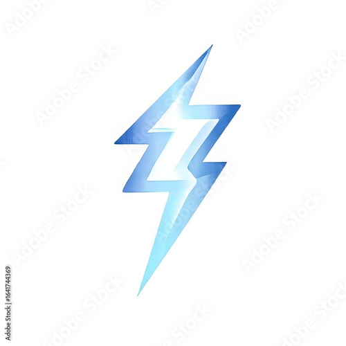 Free Download sleek lightning bolt logo isolated on white modern energy concept - GFXLoad